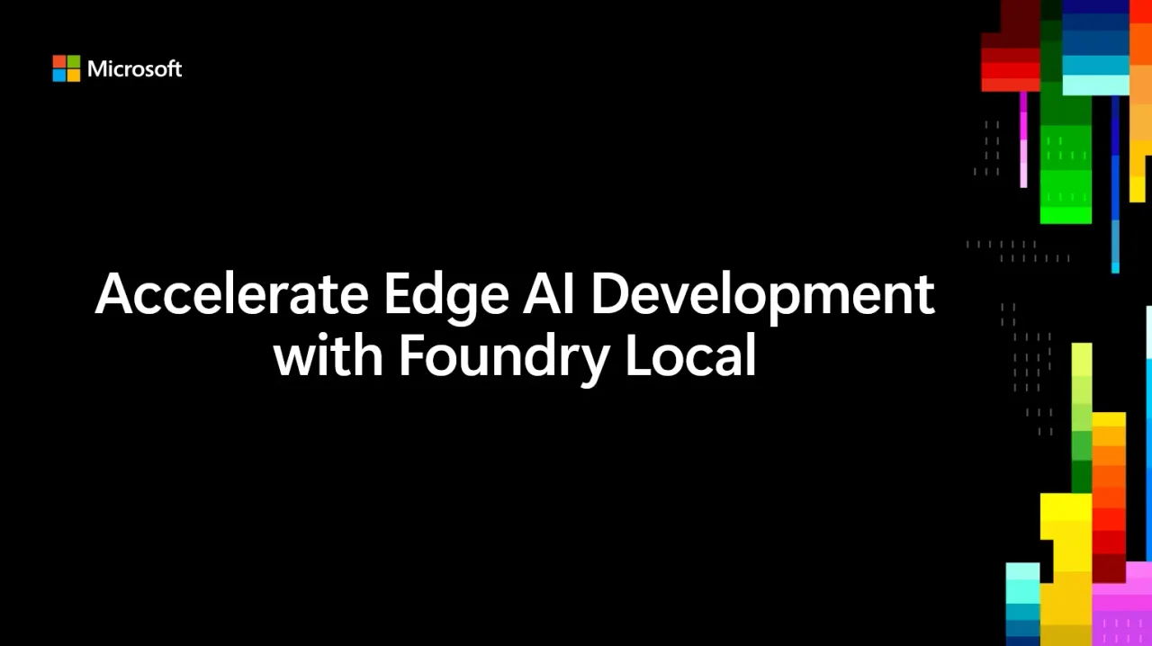 Microsoft Foundry Local artwork from the June 4, 2026 Build announcement