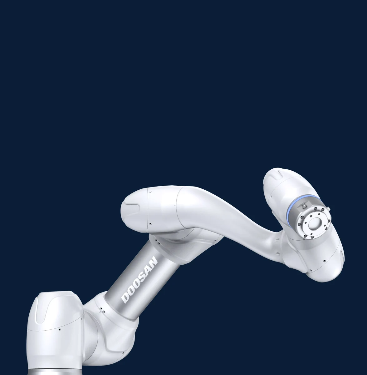 Doosan M0609 robot arm, manufacturer product photograph