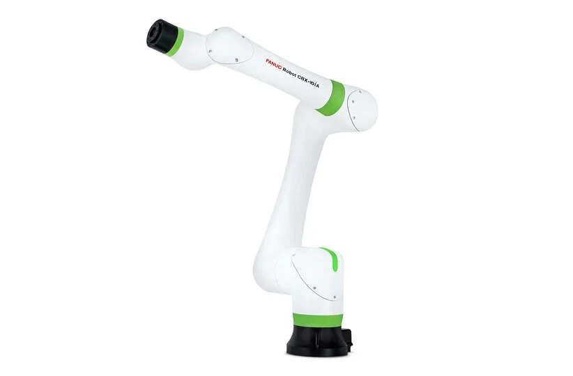 FANUC CRX-10iA robot arm, manufacturer product photograph