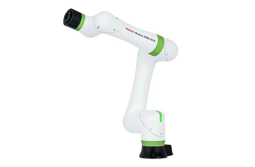 FANUC CRX-5iA robot arm, manufacturer product photograph