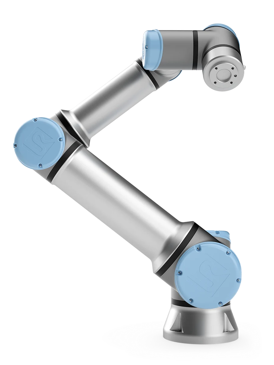 Universal Robots UR16e robot arm, manufacturer product photograph