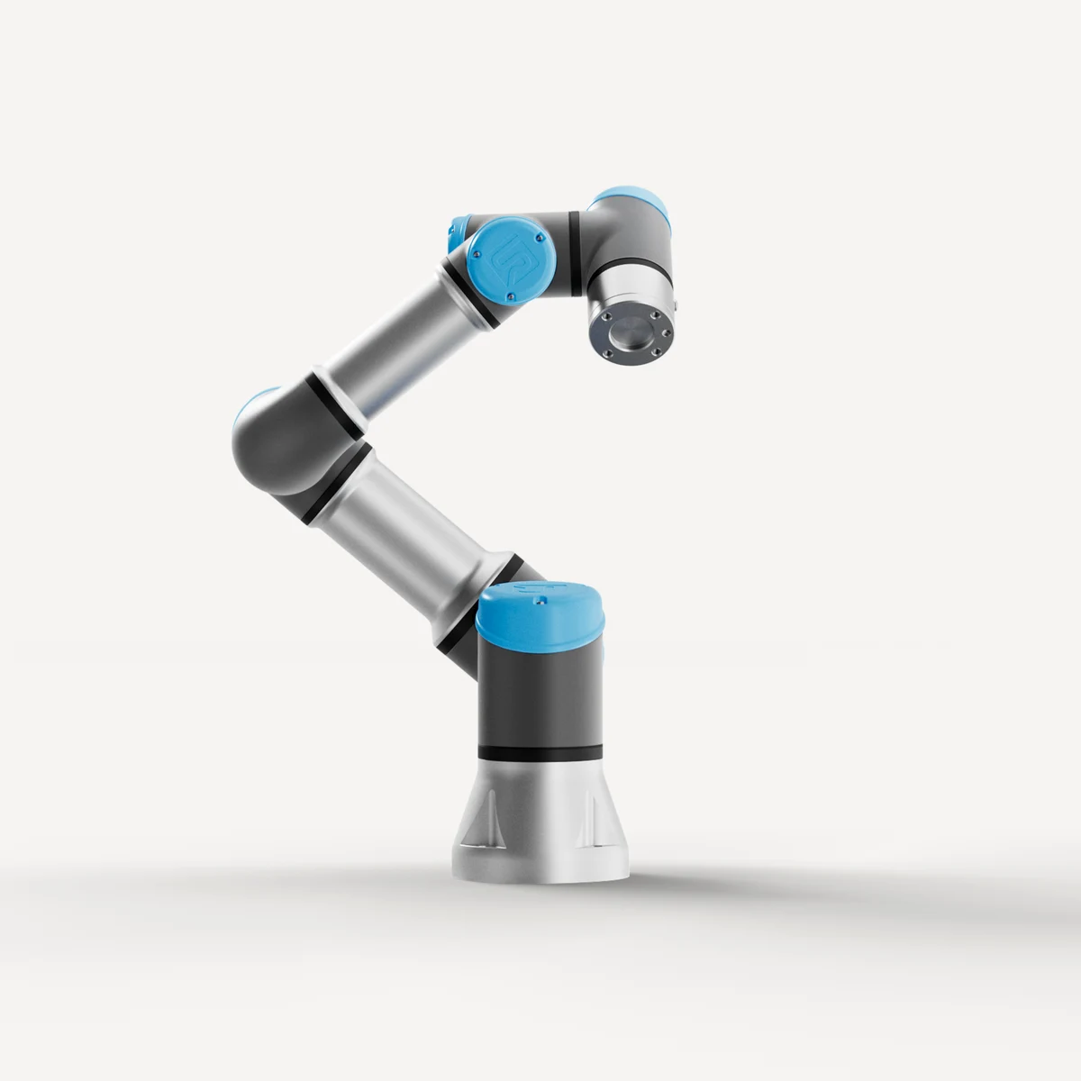 Universal Robots UR3e robot arm, manufacturer product photograph